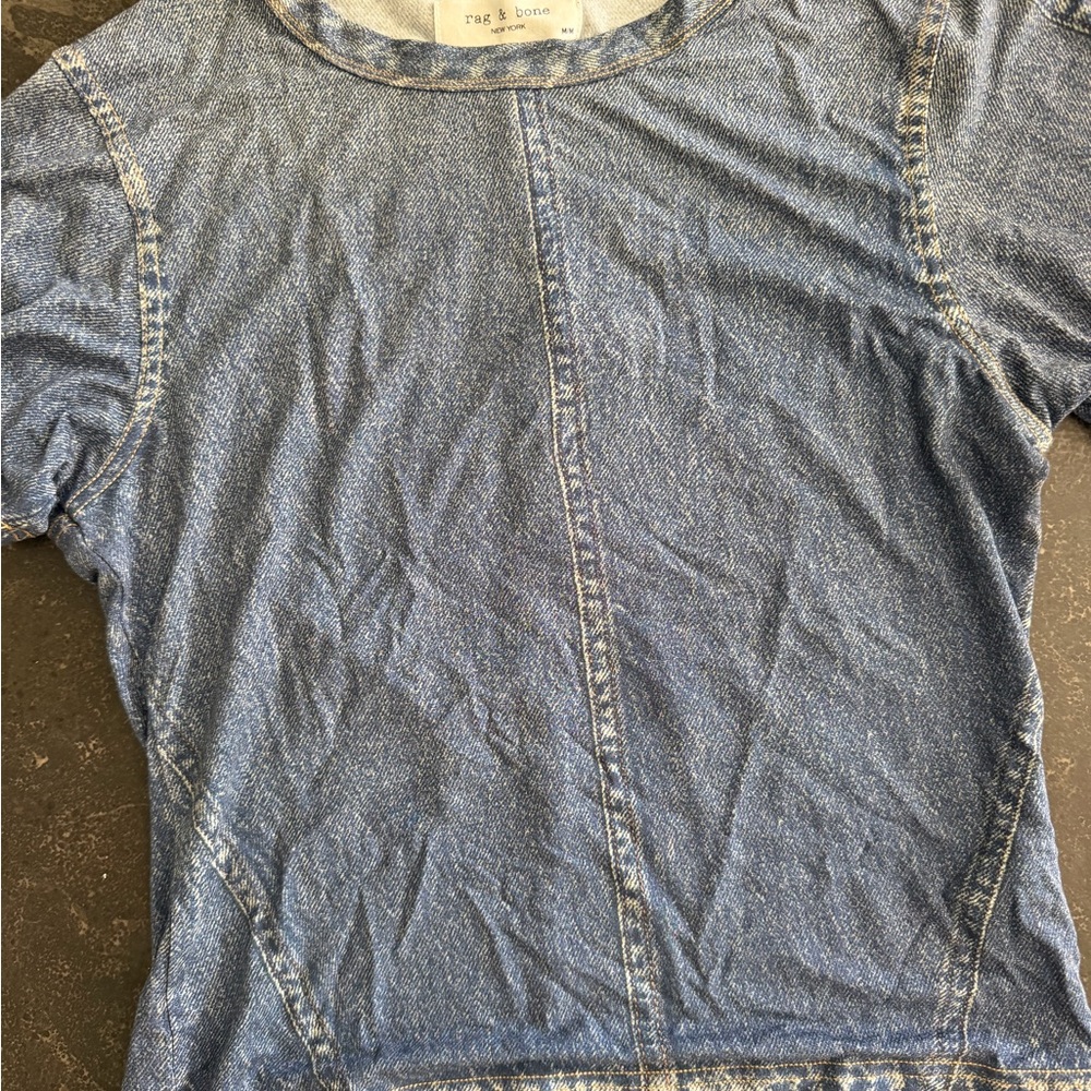 Rag & Bone Miramar jersey baby tee - Picture 2 of 3